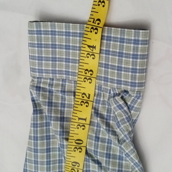 L.L.Bean size XXL-Tall men's plaid blue and white long sleeves shirt. - Picture 14 of 16